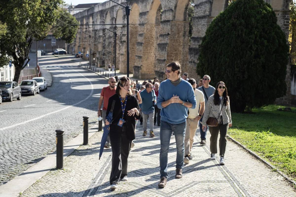 Visite gratuite de Coimbra en espagnol : université, fado et légendes