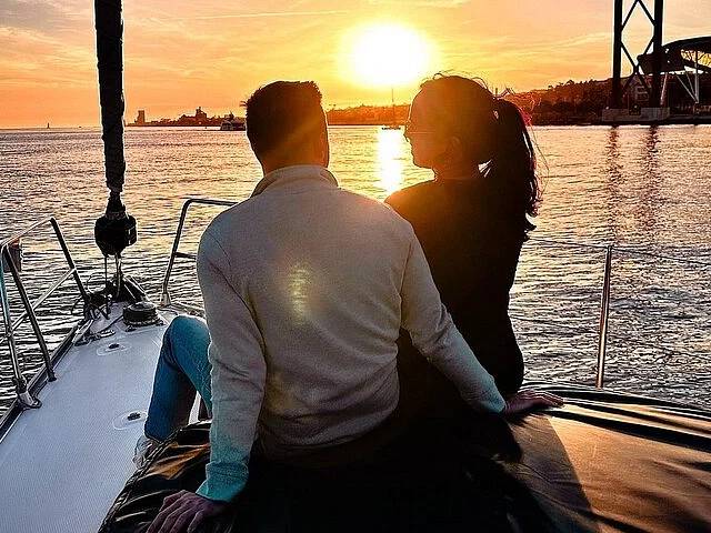 Balade en bateau au coucher du soleil à Lisbonne — 2